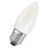 Osram Classic LED E27 Candela Filamento Ghiaccio 4W 470lm - 827 Bianco Molto Caldo | Sostitutiva 40W