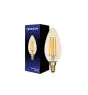 Noxion Lucent LED E14 Candela Filamento Ambra 4.1W 350lm - 822 Bianco Molto Caldo | Dimmerabile - Sostitutiva 40W