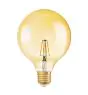 Osram Vintage 1906 LED E27 Globe Filamento Oro 125mm 2.8W 200lm - 824 Bianco Molto Caldo | Sostitutiva 25W