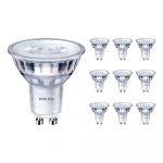 Confezione Multipack 10x Philips Corepro LEDspot GU10 PAR16 4W 345lm 36D - 830 Luce Calda | Sostitutiva 50W