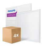 Confezione Multipack 4x Philips Pannello A LED Ledinaire RC065B 34W 3400lm - 840 Bianco Freddo | 60x60cm - UGR <22