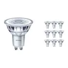 Confezione Multipack 10x Philips Corepro LEDspot GU10 PAR16 3.5W 275lm 36D - 840 Bianco Freddo | Sostitutiva 35W